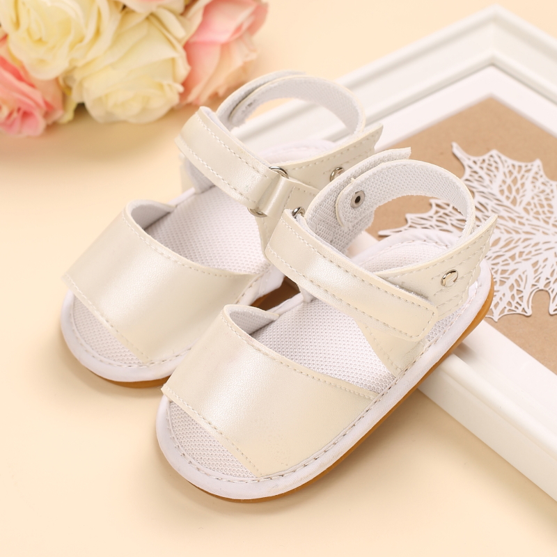 Sandalo estivo per bambini tinta unita suola in gomma morbida antiscivolo 0-18 mesi scarpe da giardino per bambini scarpe per neonati: b / 7-12 mesi