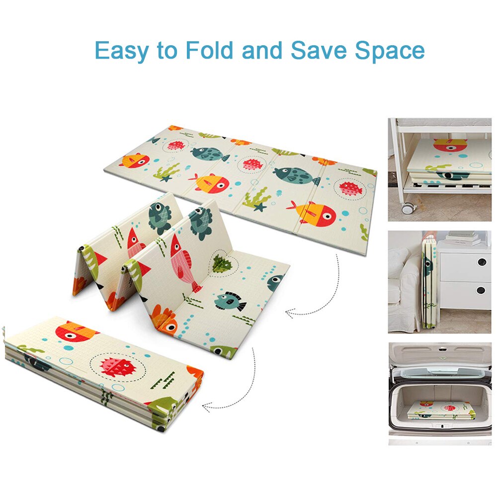 Kinderspielmatten, faltbare babyspielmatte, wasserdicht, für kleinkinder, #39 1cm dicke, weiche krabbelmatte aus xpe-schaum, wasserdichter kinderteppich