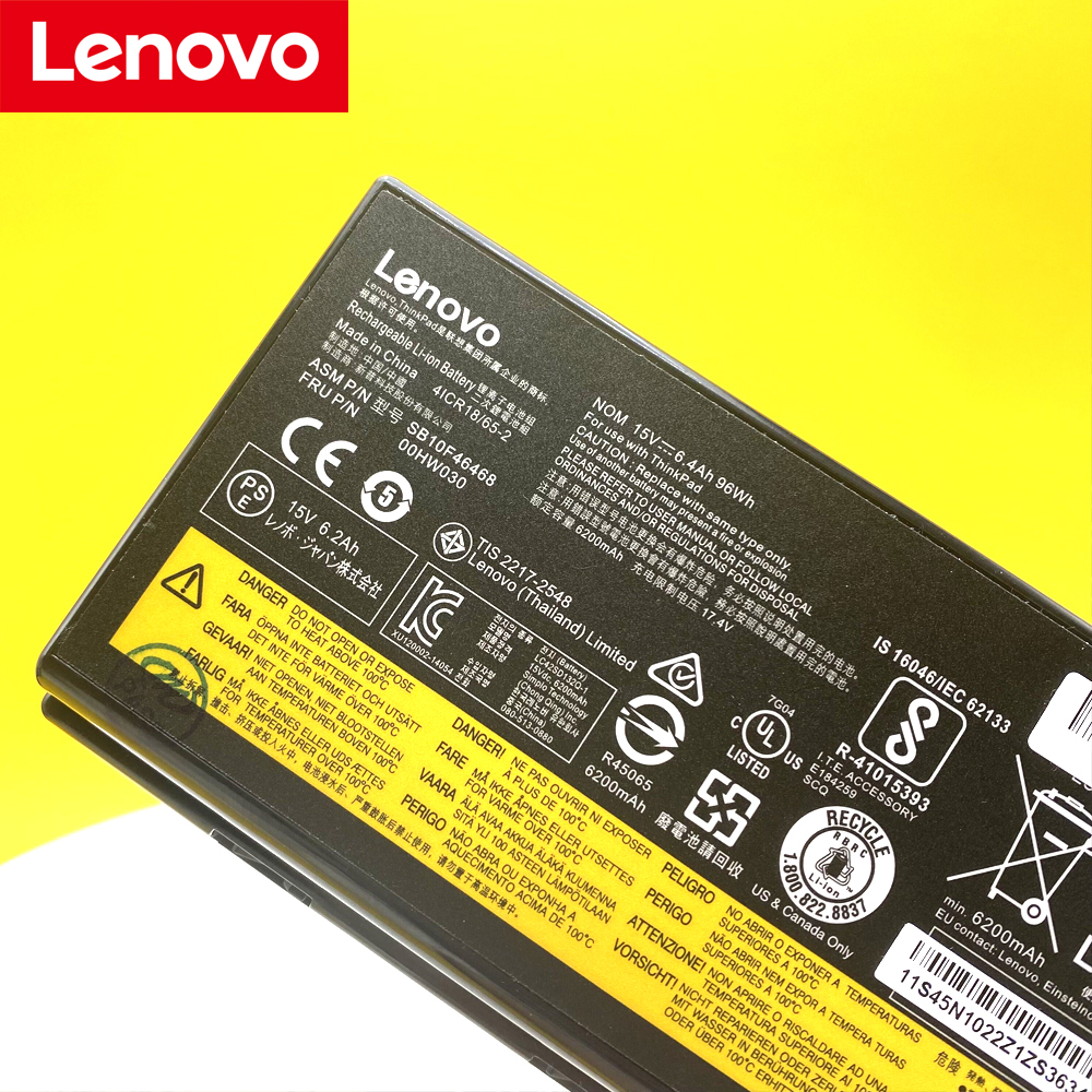 Original Laptop Battery For Lenovo ThinkPad P70 P71 P72 00HW030 SB10F46468 01AV451