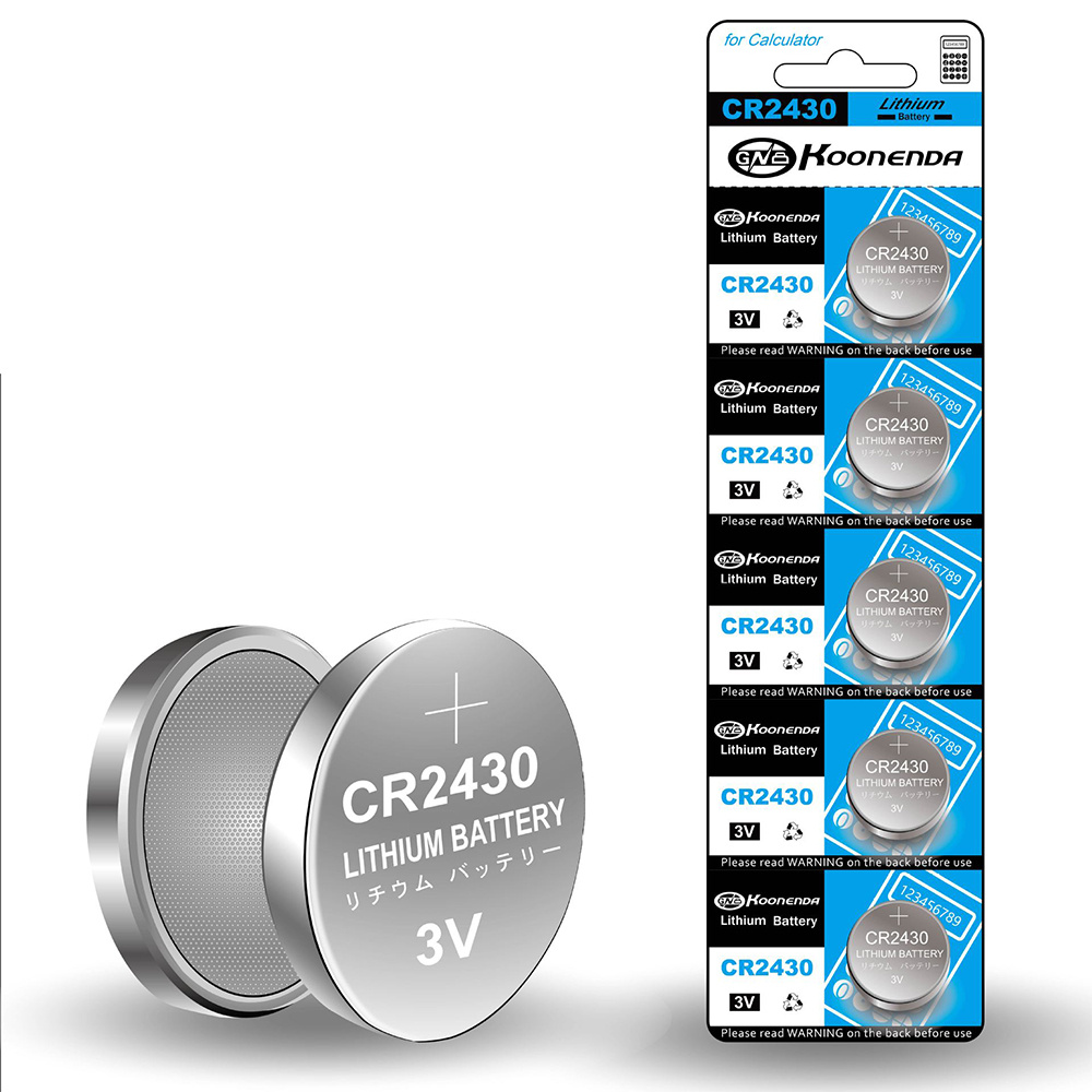 2-10PCS CR2430 3V 400mAh Lithium Battery DL2430 BR2430 Button Coin Batteries for Key Fob Watch Alarm Clock Car Remote Contro