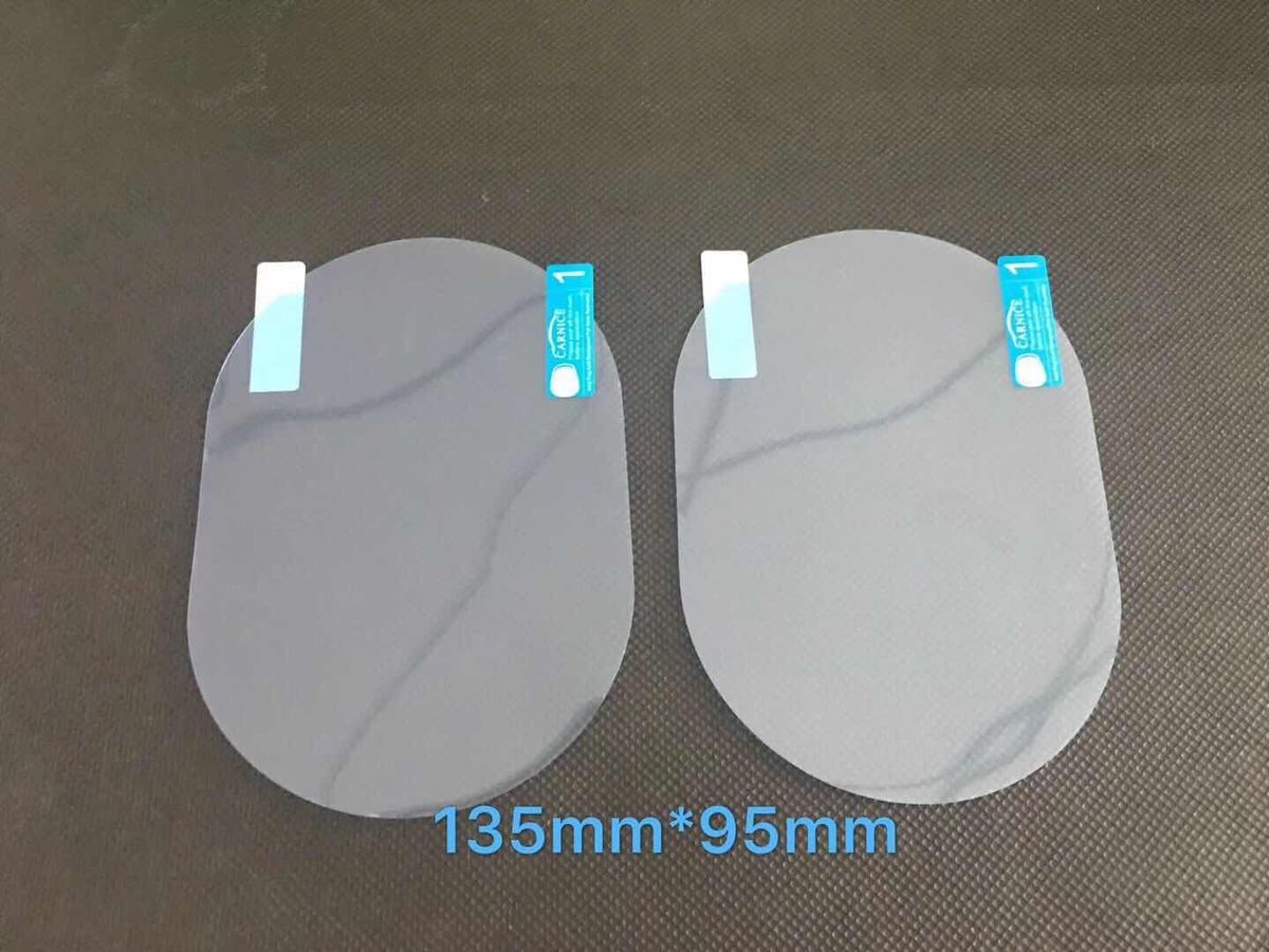 2 uds., accesorios para coche, película antiniebla, espejo retrovisor, hojas a prueba de lluvia, fords focus 2 3, funda para lluvia, accesorios para coche: ellipse 135 95mm