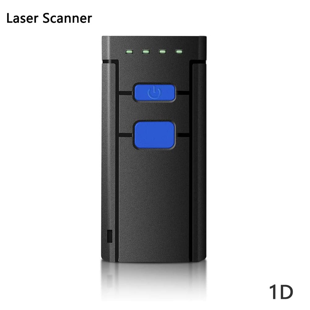 mini trådløs strekkodeskanner usb kablet/bluetooth / 2.4g trådløs 1d 2d 3d pdf 2877 strekkode til skanner ios android vinduer: Laserskanner