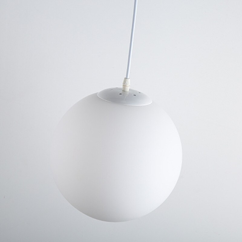 Modern Minimalist Glass Ball Chandelier Nordic Personality Bedroom Hallway Lamp Single-headed Three-headed Lamps