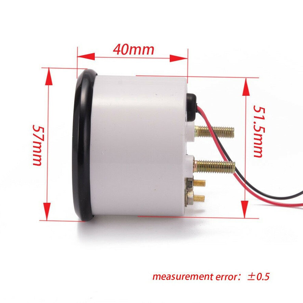 Volt Triple meter Meter Water Temp Oil Pressure Gauge Universal 11.3cm: AM071
