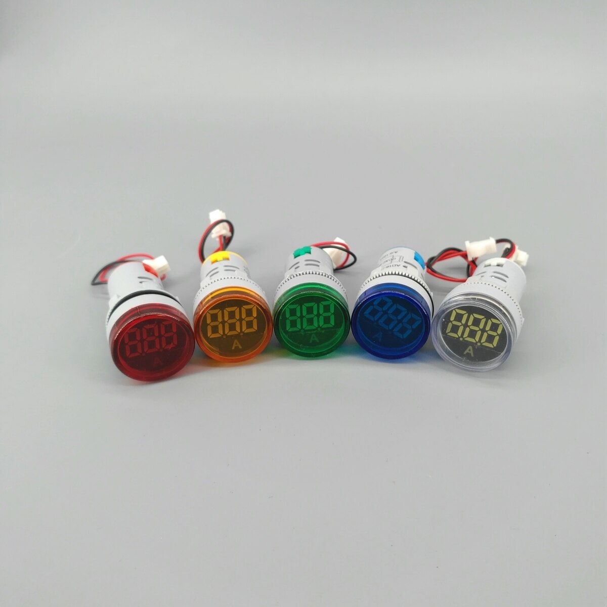 LED Digital Display Amper Meter Current Indicator Signal Light Ammeter Tester Measuring 0-100A