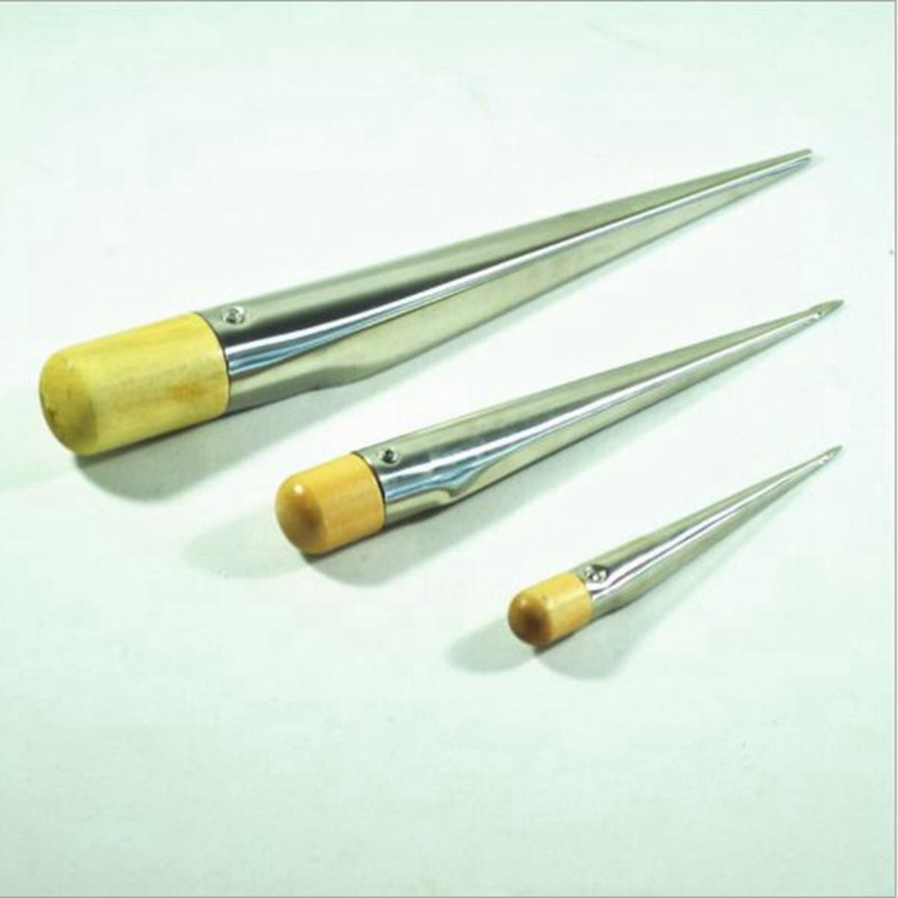 280/380mm Marine Boat Wood Handle Stainless Rope Steel Splicing Spike For Marine Boat Fishing Sail Accessories ZXX9184