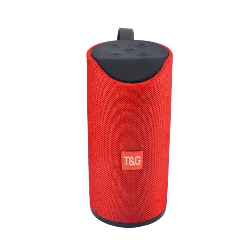 TG113 Bluetooth Speaker Portable Speaker Wireless Outdoor Sports Waterproof Subwoofer Audio Stereo Music Surround Sound: TG113 Red