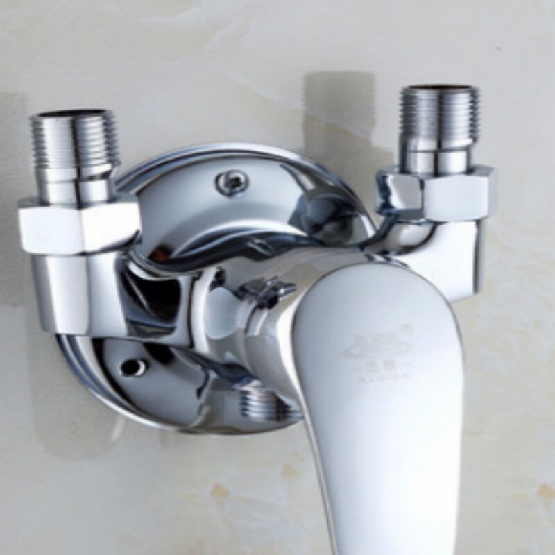 Pure copper Open bathtub faucet bath faucet water mixer bath tub faucets bath taps fit Water pipes outside the wall: Facing up