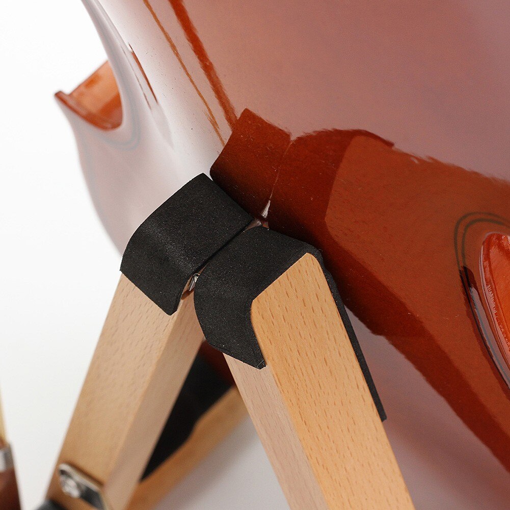 Universal Violin Guitar Stand Wooden Portable Folding Travel Guitar Stand For Guitar Ukulele Bass Mandolin Stringed Instruments