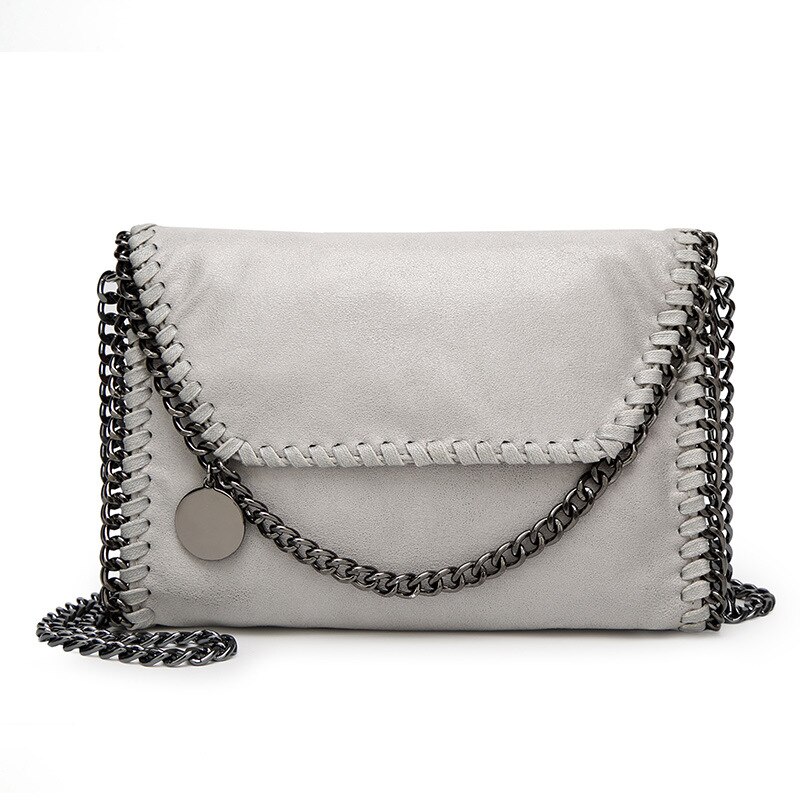 neue frauen Taschen lässig Schulter Bote Tasche Kette Tasche Kleine frauen Kupplung Platz Tasche frauen handtaschen und geldbörsen taschen: grau