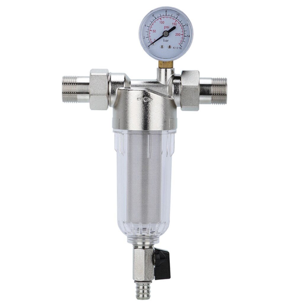 Acqua Prefiltro Sedimenti Filtro per Acqua di Pozzo Tubo Sedimenti Filtro 1/2'