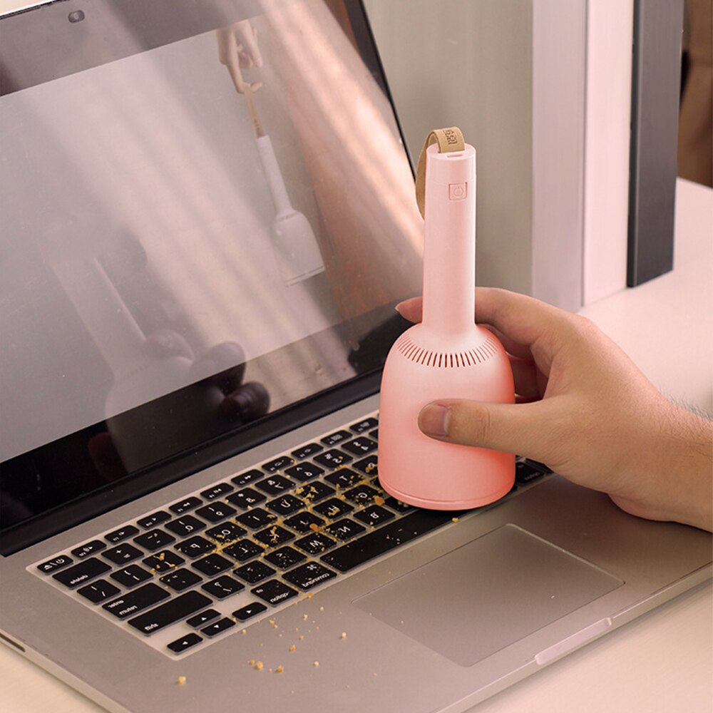 1 Set Rechargeable Vacuum Cleaner Handy Vacuum Cleaner Hand-Held Cordless Wireless Vacuum Cleaner Portable