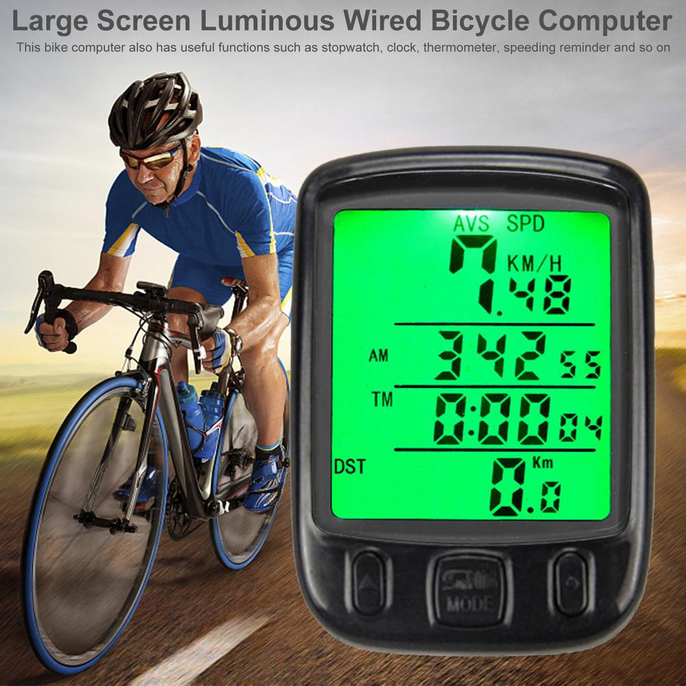 Fiets Computer Waterdichte Lichtgevende Fiets Snelheidsmeter Speed Meter Bryton Fiets Computer Igpsport Bryton 310 Fietscomputer