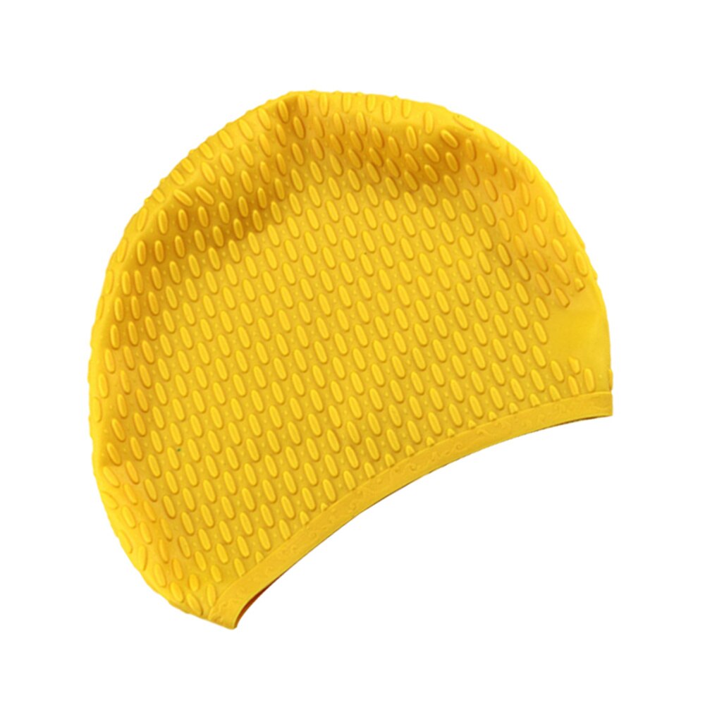 1pc badmutsen praktische lang haar oorbescherming badmutsen zwembadhoed siliconen badmuts voor dames dames