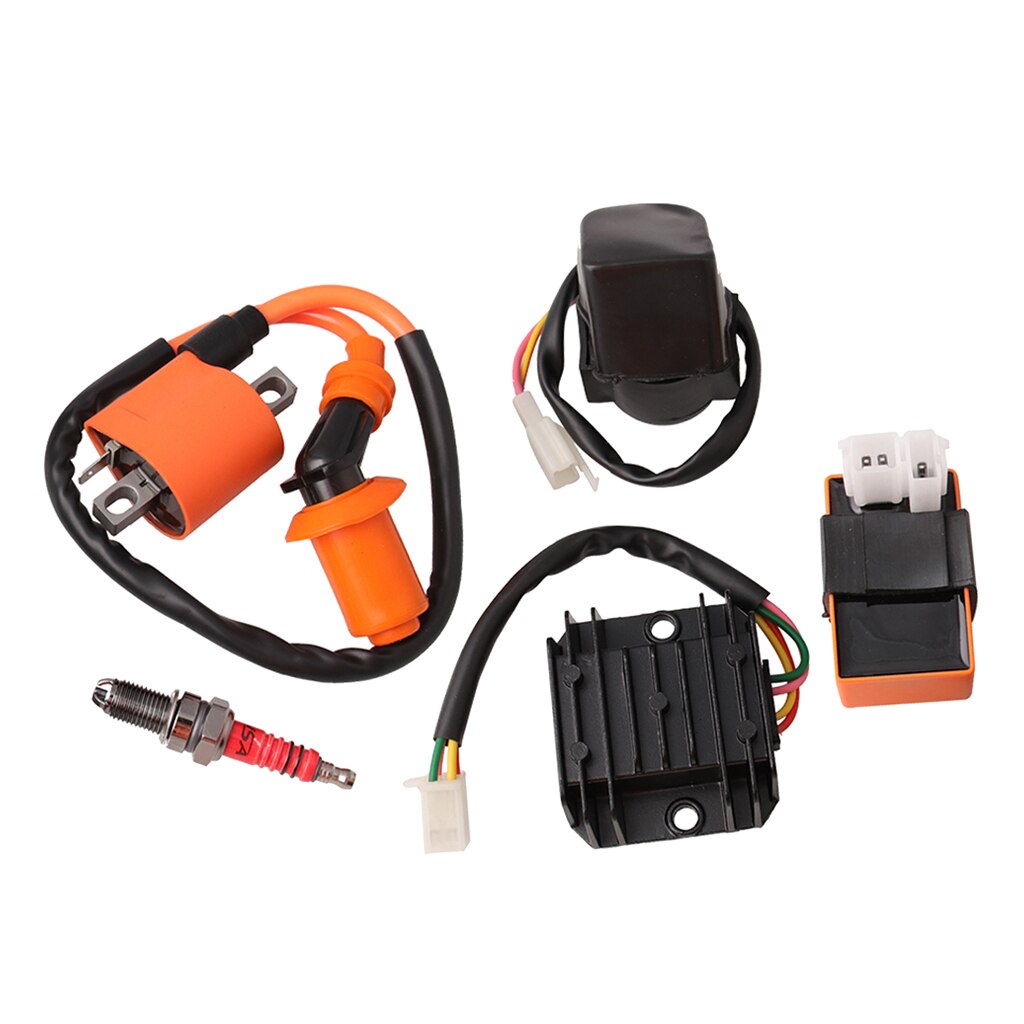 6 Pole Ignition Coil Magnetic Relay Kit For Go Kart GY6 50cc 125cc 150cc