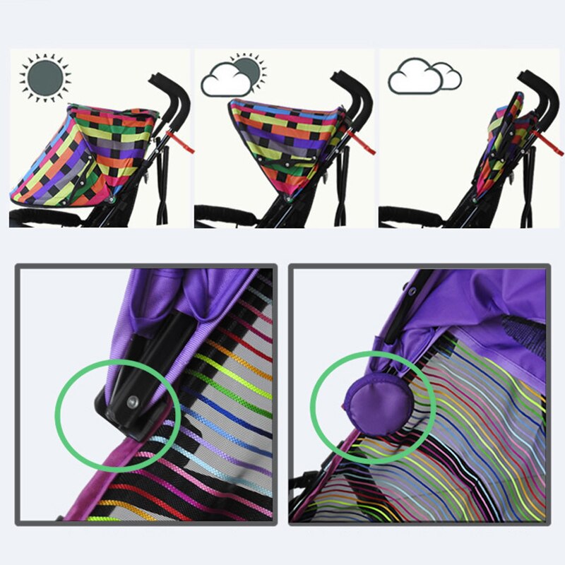 Baby Stroller Sunshield Shade Stroller Accessories Protection Hood Canopy Cover Baby Stroller Sun Visor Carriage Sun Shade