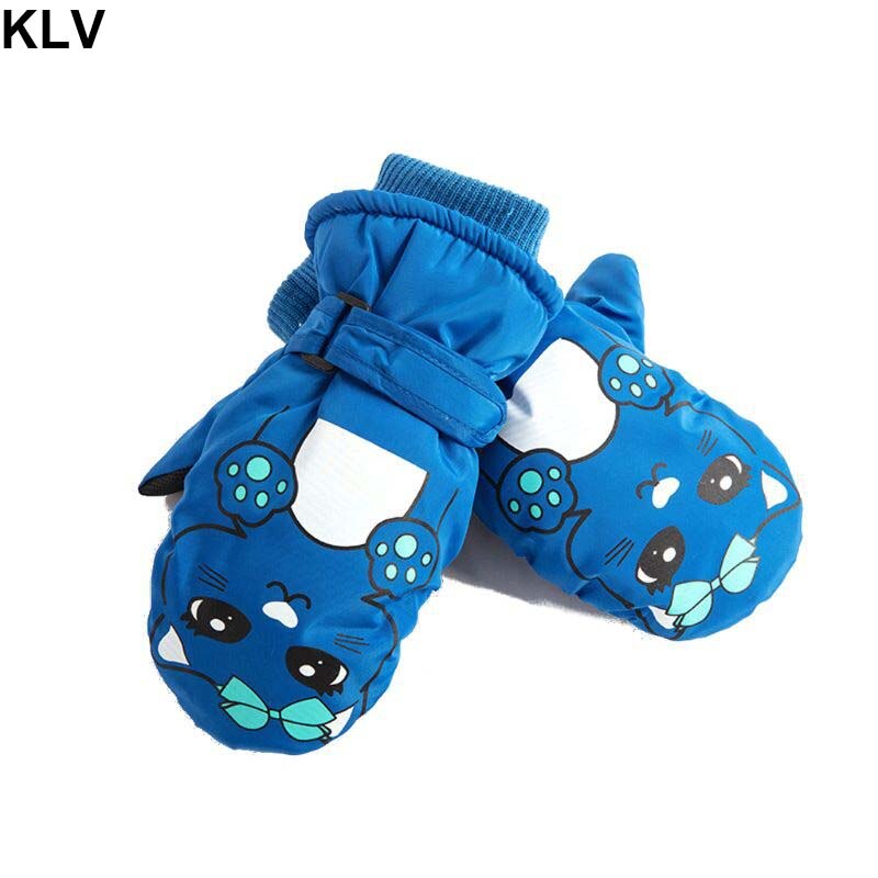 Più Caldo Velluto Delle Ragazze Dei Ragazzi Guanti Da Neve antiscivolo Guanti per Bambini Guanti Invernali Impermeabile Antivento per Bambini Guanti per Bambini 3- 7 anni