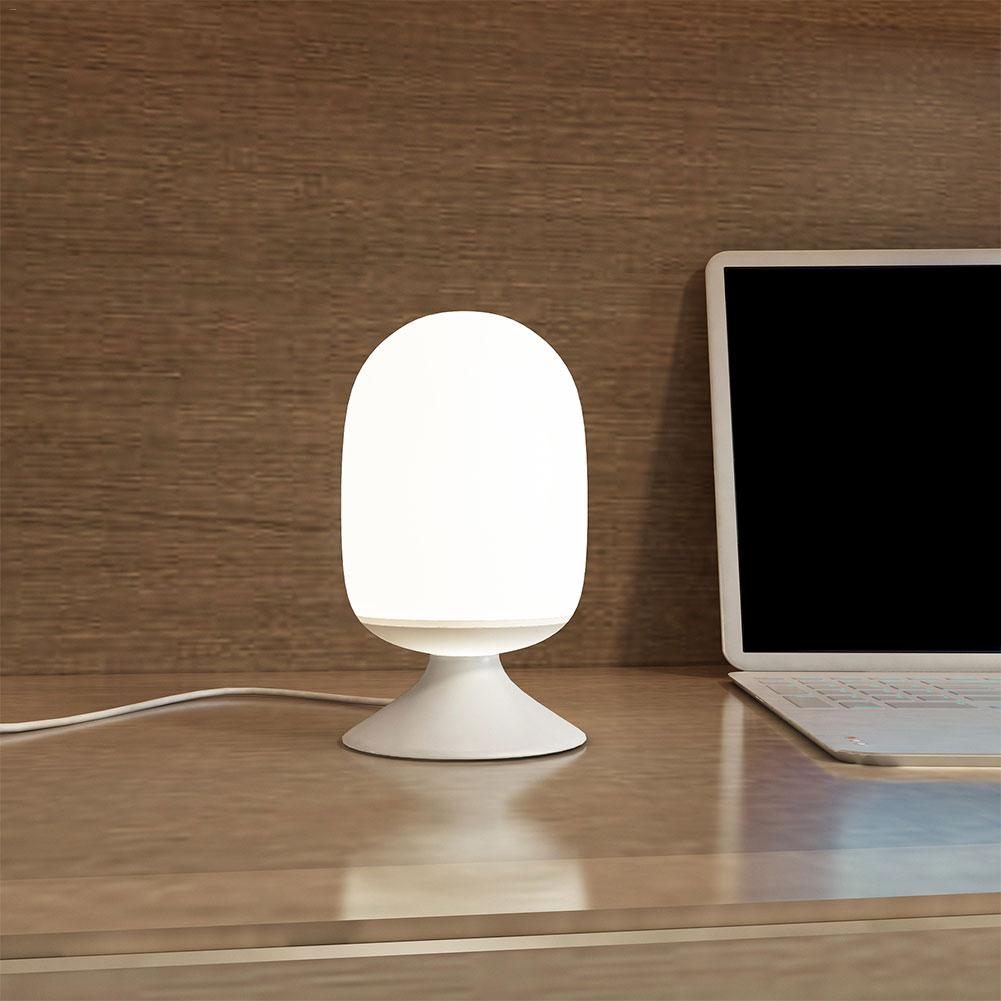 USB powered LED 3D Night Light Innovative Button Switch Led Table Lamp white light for Bedroom Bedside: Default Title