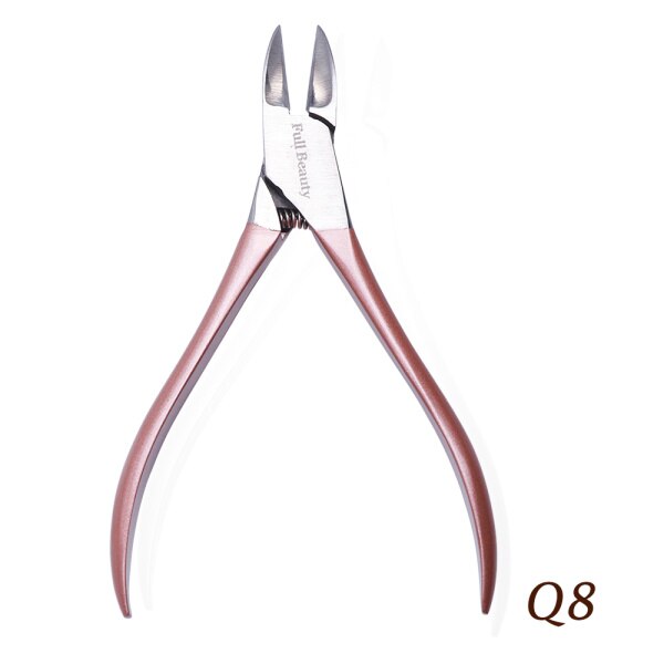 Död hud remover nail art verktyg guld silver nagel nagelband nipper trimning pedikyr vård nagelsax rostfri manikyr  ch1586: Q8