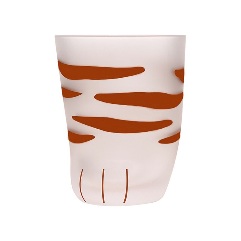 Nueva Linda Pata de Gato Gla taza pata de tigre taza Oficina vaso, taza de café Breakfat leche de porcelana taza de jugo de Carft Vasos: B