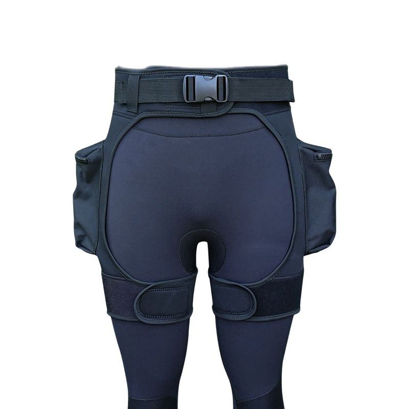Tsmc Neopreen Wetsuit Tech Shorts Dompelpompen Belasting Gewicht Pocket Been Dij Broek Bandage Broek Duikuitrusting Accessoires