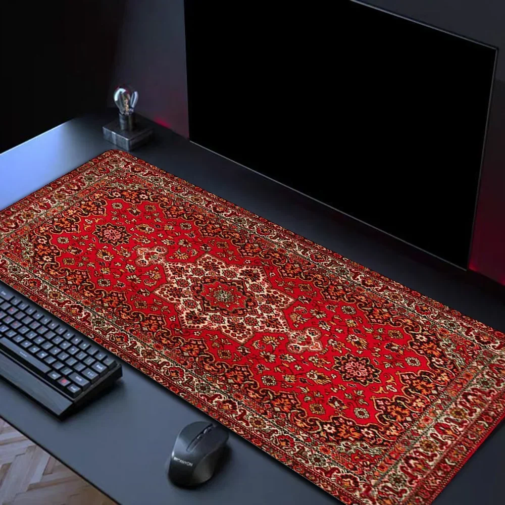 Perzisch tapijt muismat gaming bureauaccessoires XL computer grote muismatten XXL natuurlijk rubber antislip zachte toetsenbordmat