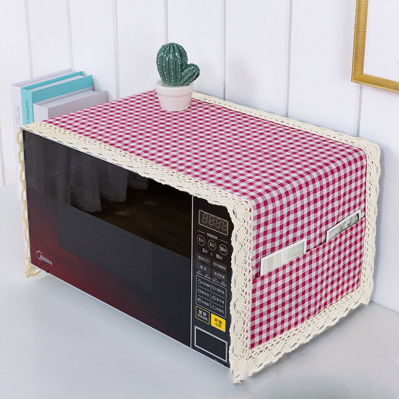 Magnetron Covers Gevallen Roze Magnetron Kawaii Keuken Doek Koreaanse Magnetron Cover Keuken Accessoires Home Decor 2022