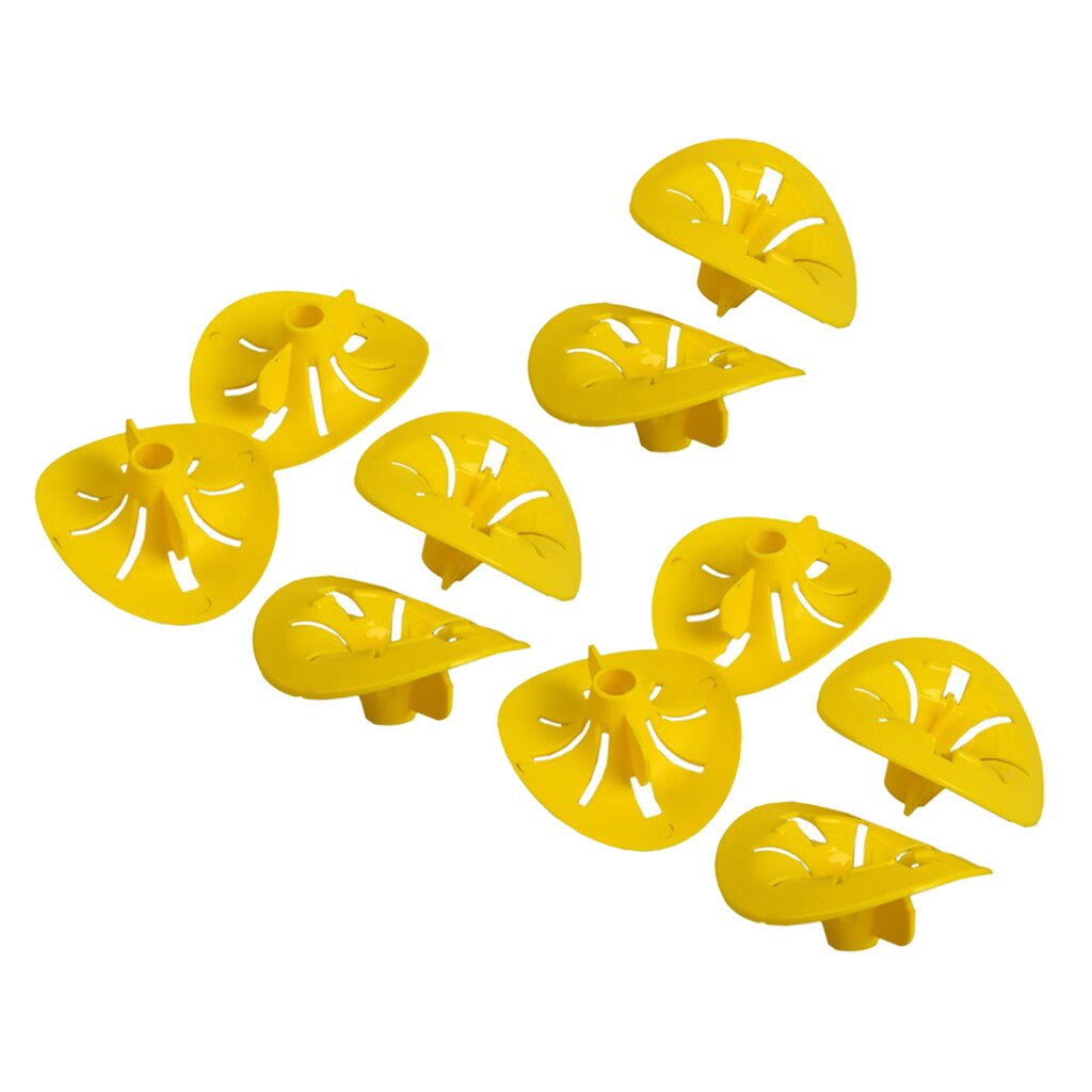 10Pack Wesp Val-Wesp Catcher, Bee Val, Geel Jas Vallen, Fruit Fly Trap, hornet Val, Indoor, Outdoor, Zandloper-Vormige