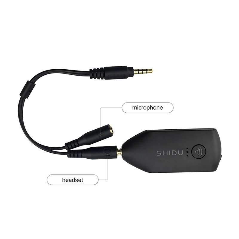 SHIDU UHF Wireless Microphone Headset Handheld Mic System Portable 3.5/6.5mm Plug Receiver For Voice Amplifier Speakers U8