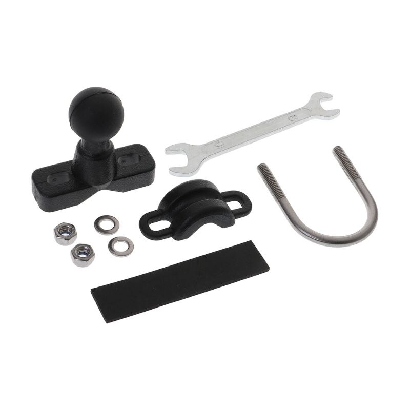 1 einstellen U-Bolzen Motorrad Lenker Fahrrad Schiene Stange Montieren Basis 1 Zoll Ball für Gopro Kamera Smartphone für garmin Sony RAM Montieren