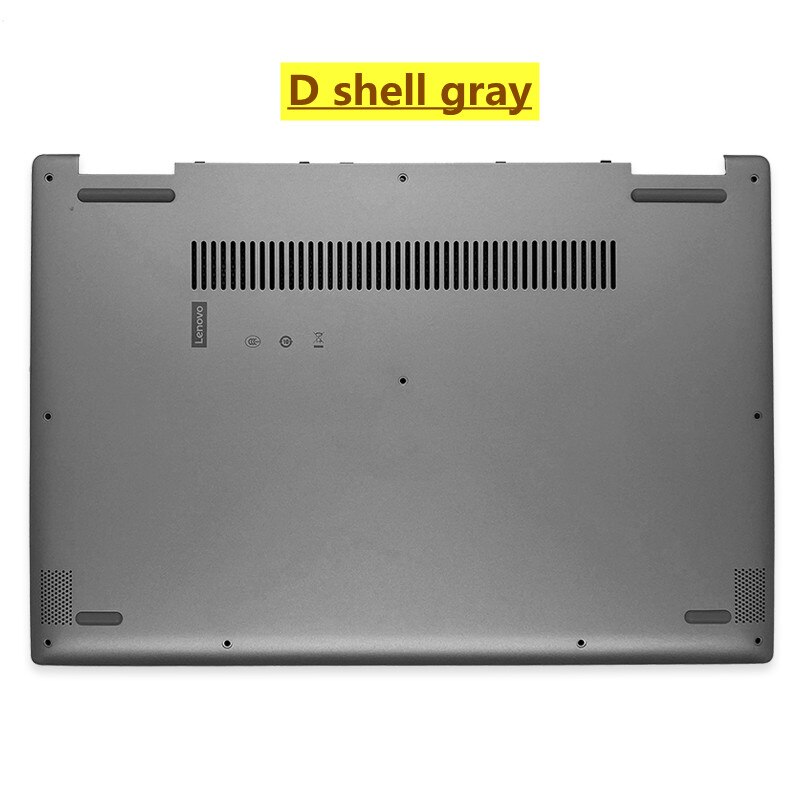 Coque pour ordinateur portable Lenovo YOGA 720 – 13 A, coque C, coque D, coque inférieure, coque pour Notebook: D shell gray