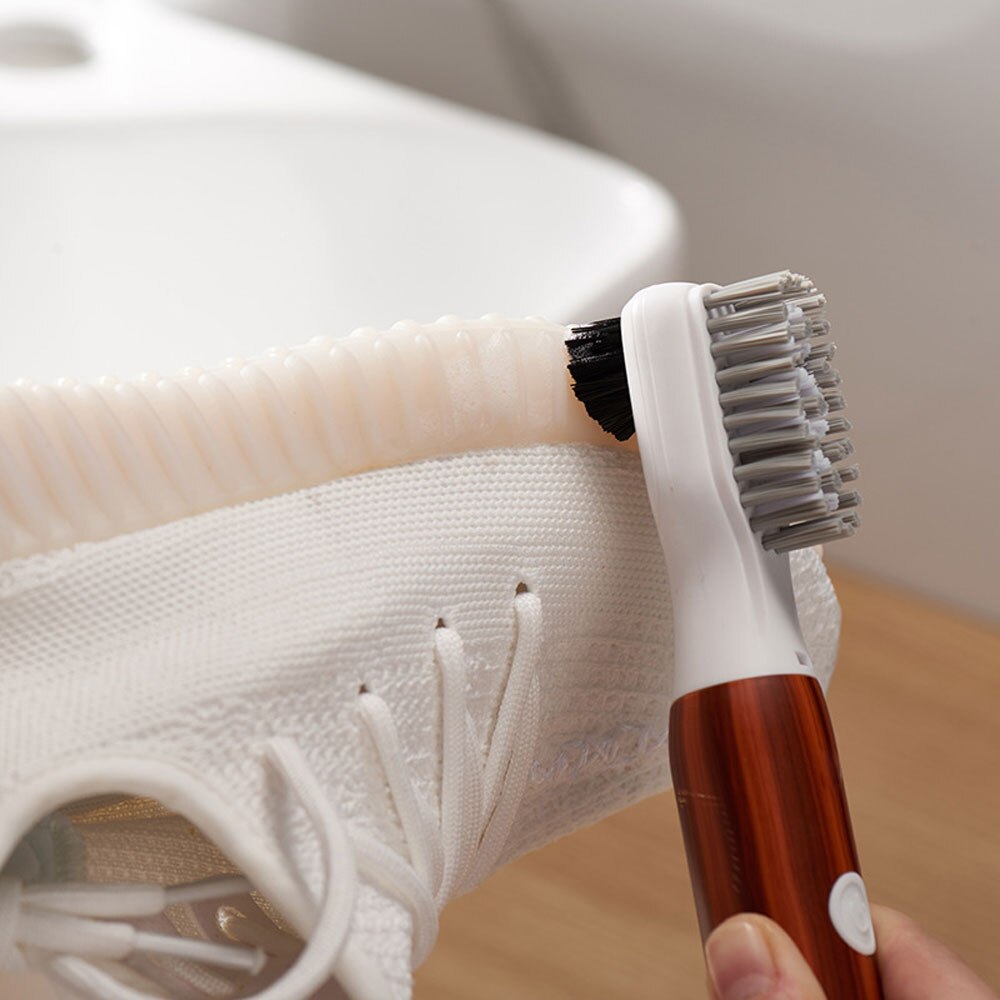 Portable Electric Shoe Brush USB Charged Cleaning Brush For Boot Shoes Shape Shoe Cleaner Boot Leather Shoes Cleaner