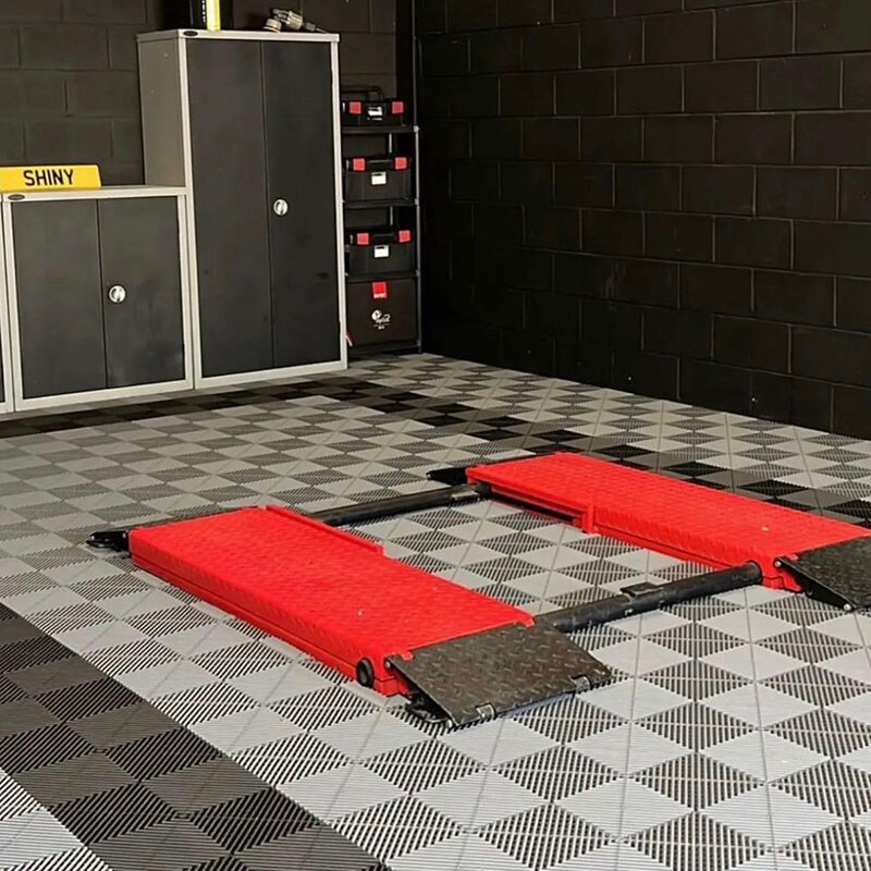 Bil skönhet 4s butik plast skarvning galler mattor garage golv fyrkantigt avlopp galler för biltvätt garage golvplattor
