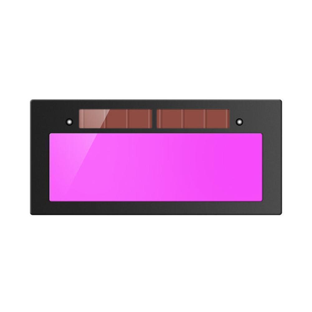 1Pc Auto Darkening Welding Lens For Welding Equipment Large True Auto Shade Darkening Color Filter Lens Screen Powered Sola U2F5