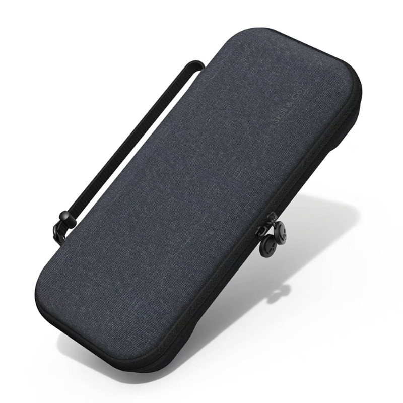 Skull & Co. GripCase Étui de protection SD Housse debout Coque en matériau souple pour Steam Deck Étui EDC Sac de transport pour Steam OLED: YELLOW