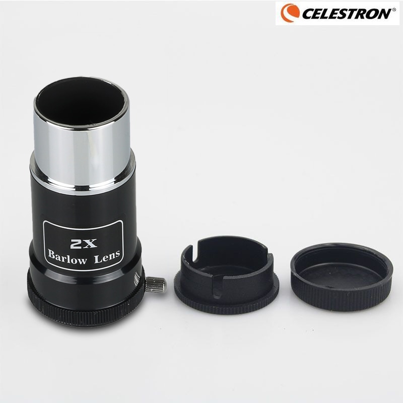 Celestron 2X Barlow Lens Plastic Voor 1.25 "Standaard Astronomische Telescoop Oculair Oculaire Korte Focus