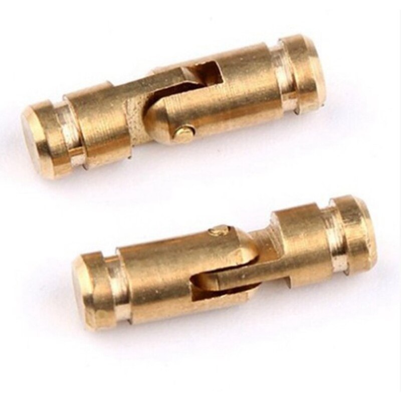 SHGO -40Pcs Brass Concealed Barrel Hinges Jewelry Wood Boxes Cabinet Invisible Furniture Hinge 4X20mm