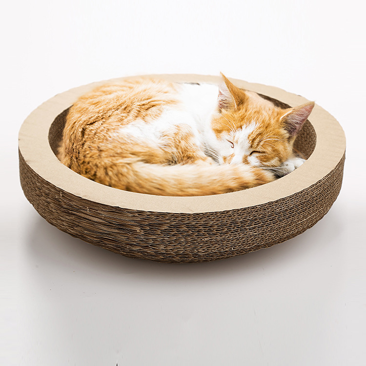 Kæledyrsskrabere kat komfort kradsebræt skålformet katteskrabebræt kattegrus træning kradsebræt rede kæledyrslegetøj
