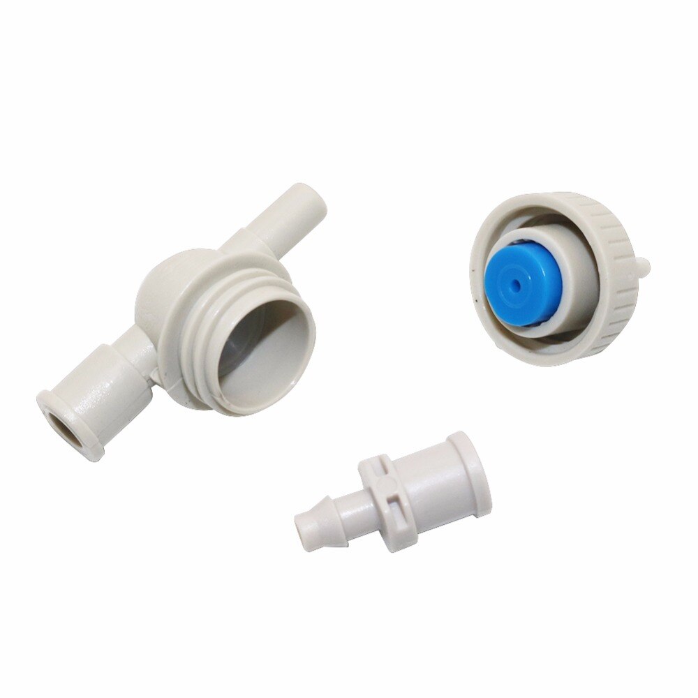 20 set 6 mm Spherical Anti-drip device with Single barbs straight connector garden water kits irrigation system hose accessories