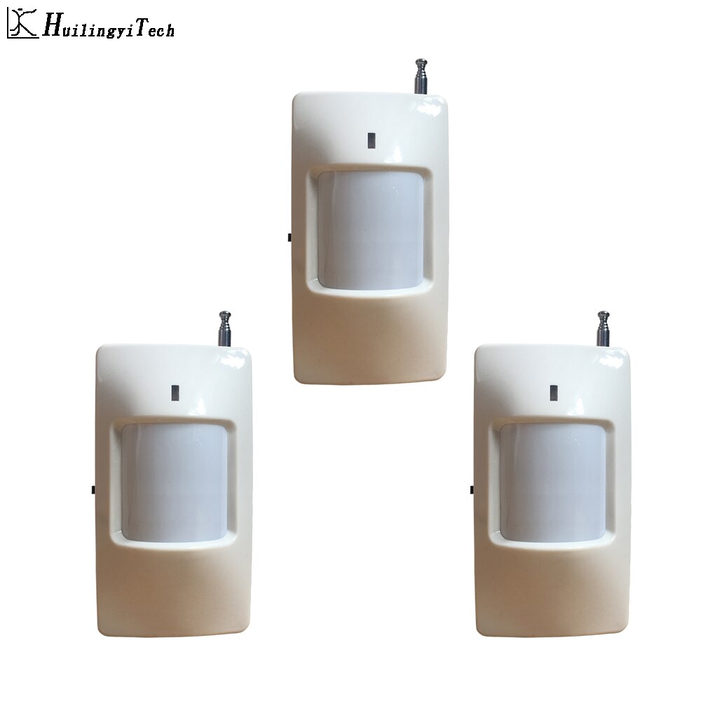 433 Mhz GSM Alarm System Wireless Home Einbrecher Alarm Sicherheit Alarm Home DIY Kit Motion Detektor Tür Open Sensor Sicherheit hause: 3pcs 433MHz PIR / EU-Stecker / Russisch
