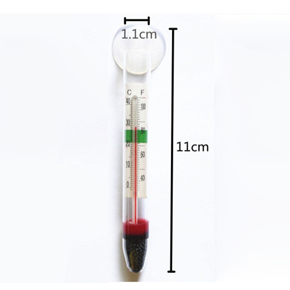 Aquarium Thermometer Aquarium Glas Thermometer Dompelpompen Zuig Thermometer Aquaria Temperatuurregeling Verse Zout Tank