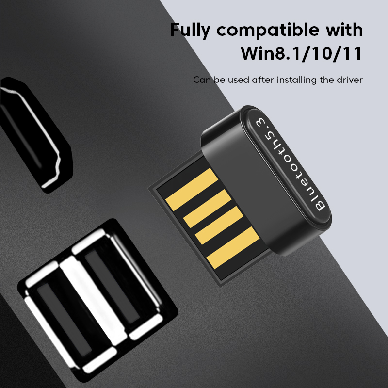 USB Bluetooth 5.4 Adapter for PC USB Bluetooth 5.1 Receiver Transmitter Dongle Wireless Computer Adapter For Mouse Keyboard