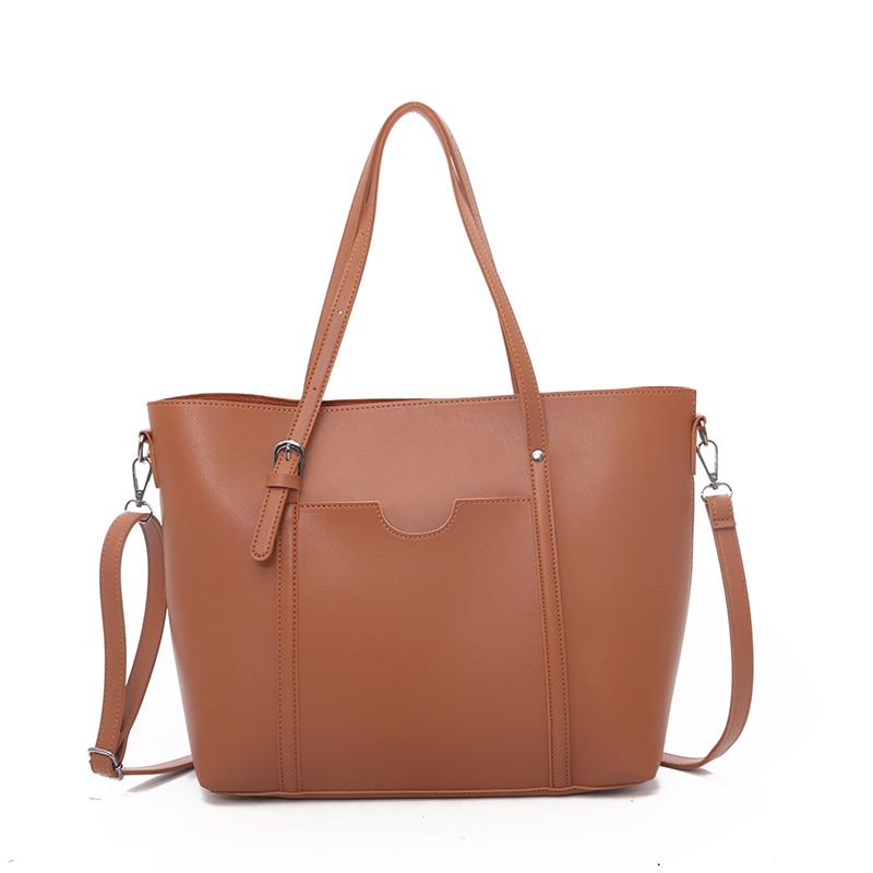 Store kvinder håndtaske læder kvinder skuldertasker kvinder messenger tasker damer afslappet tote tasker cross body taske kvinde