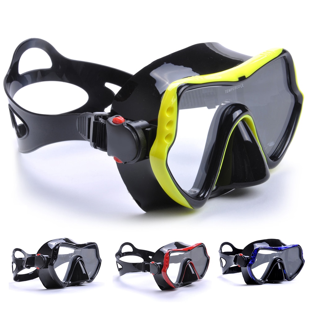 Yfxcreate Professionele Skuba Duikbril Bril Wide Vision Watersport Apparatuur Onderwater Duiken Bril 200-1000