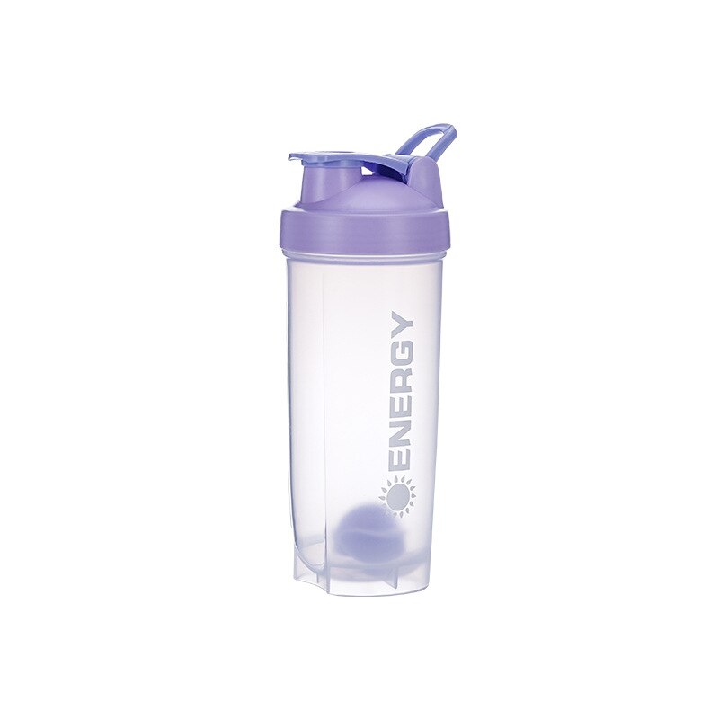 700ml klassisk loop-shakerflaska perfekt shakerflaska bärbar för utomhus  rt88: Lavendel-
