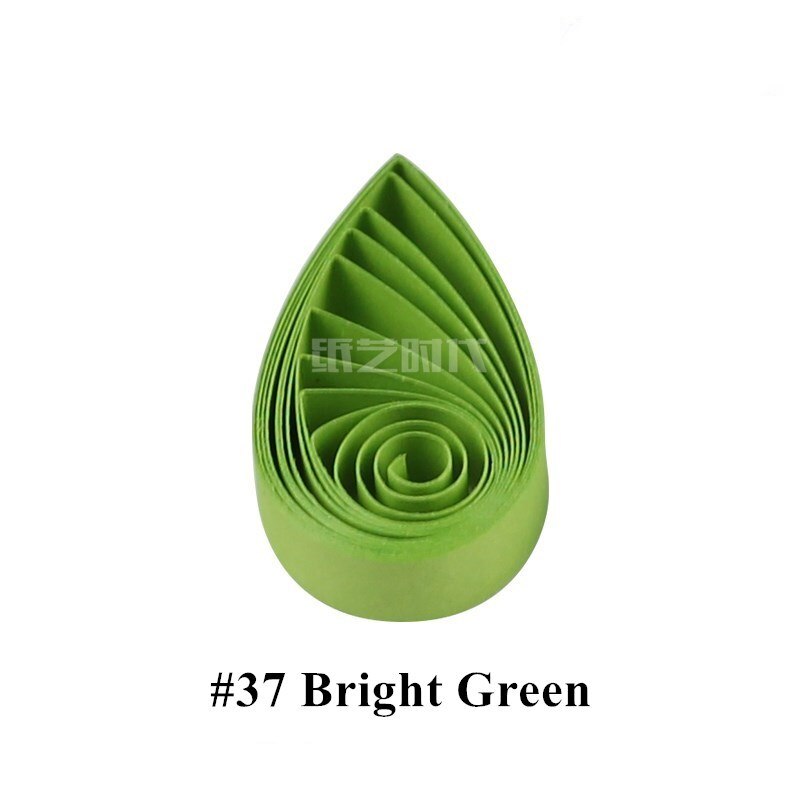 Paper Quilling Strips Single Color 48 Colors for Choice 54cm Length One Color 120 Strips per Pack Paper Width 3mm Corlor29 to 48: 37