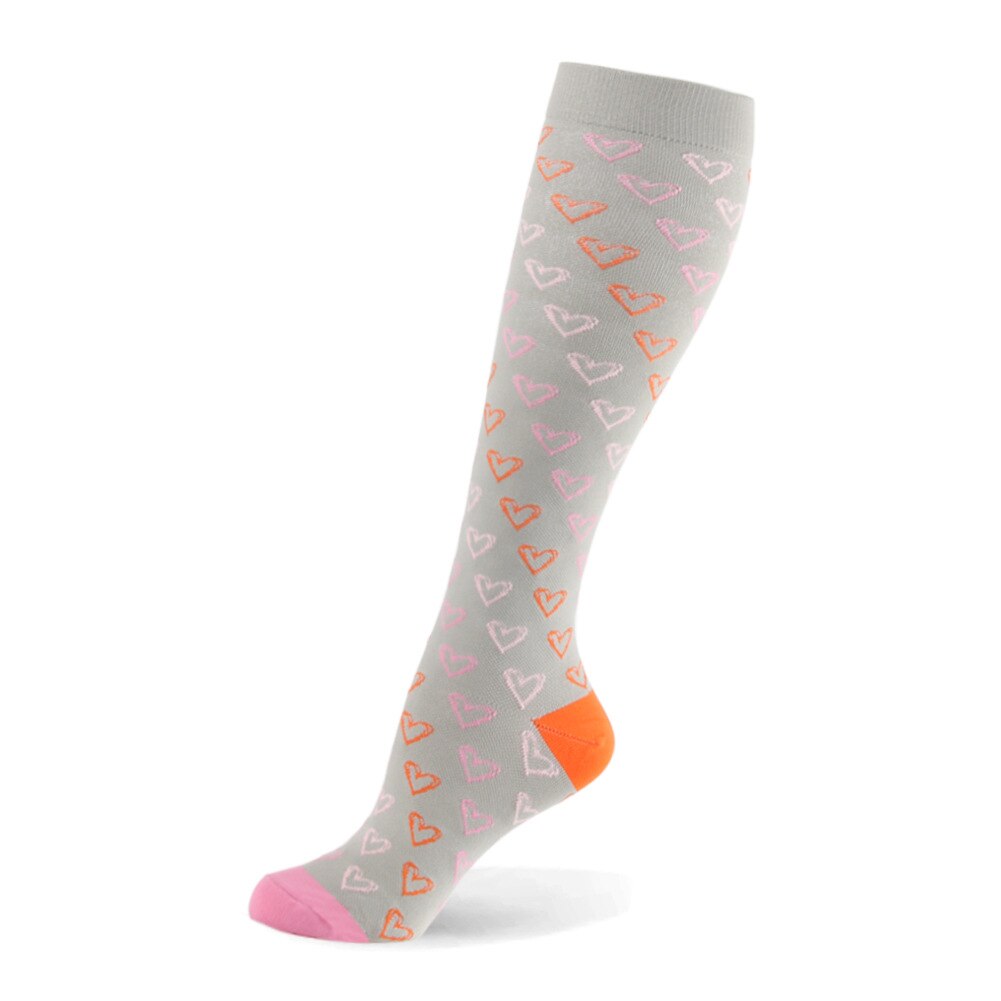 Calcetines deportivos de compresión, 20-30 Mmhg, adecuados para deporte, baloncesto, antifatiga, estiramiento, alivio del dolor muscular, Edema durante el embarazo: 1 / L / XL