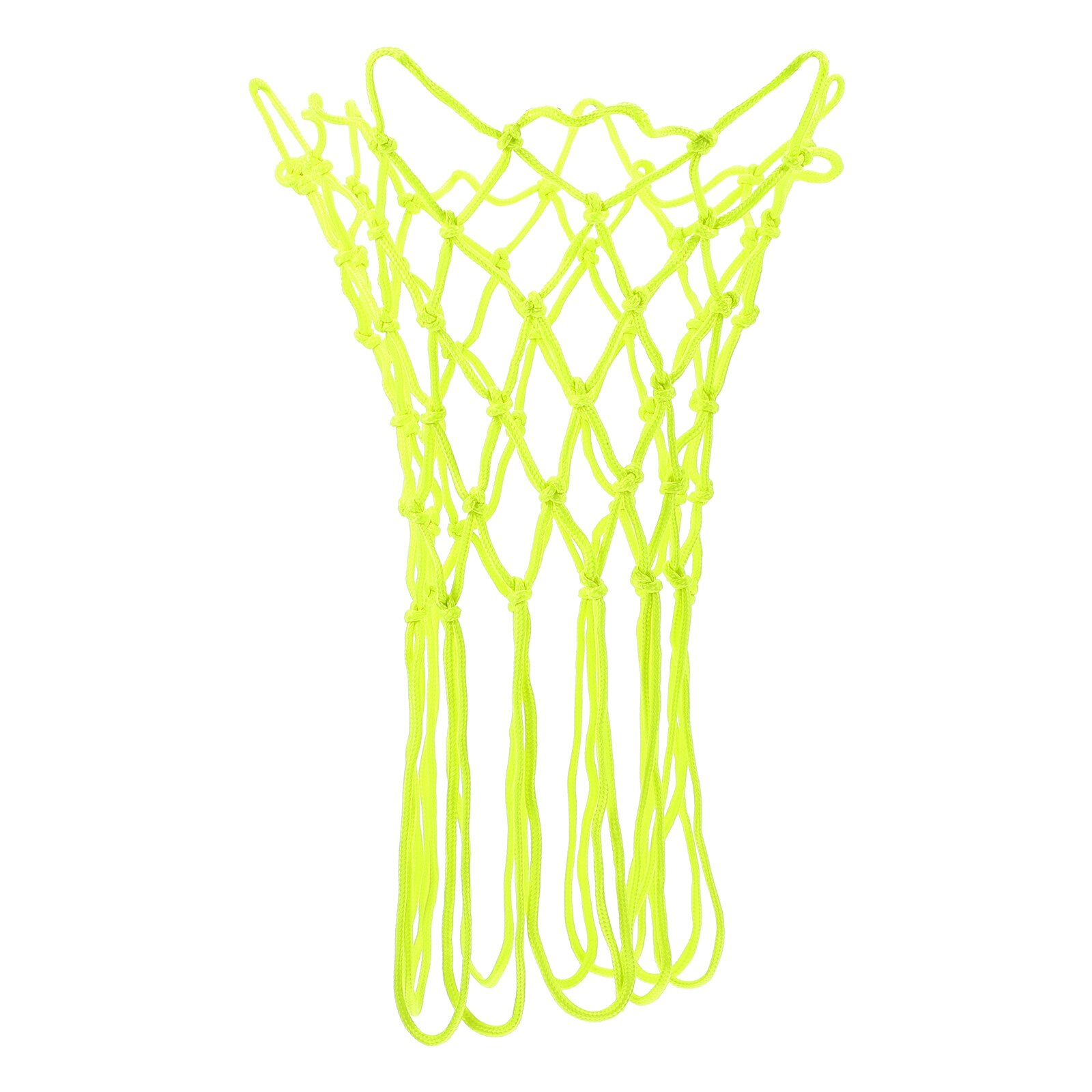 Nachleuchtendes basketballnetz, leuchtendes basketballnetz, basketballrahmennetz, fluoreszierendes rahmennetz für turnhallen und spielplätze: Gelb 45 x 0.4cm