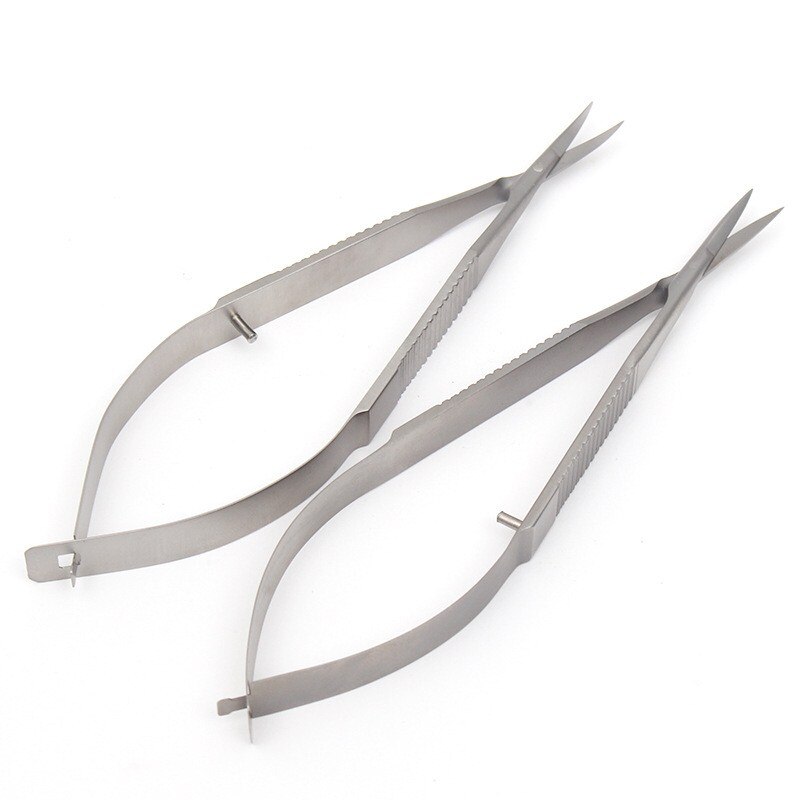 Tandsaks i titanium/rustfrit stål, oftalmologiske instrumenter til øjenkirurgi, 12.5cm hornhindesakse