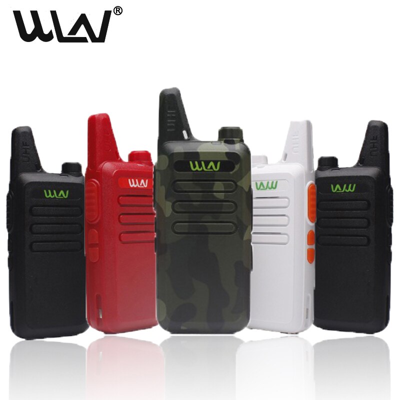 2Pcs Wln KD-C1 Walkie Talkie 400-470 Mhz 5W Power 16 Kanaals Kaili Mini Handheld transceiver C1 Draagbare Twee Manier Radio